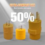 30 Amp RV to 15 Amp Household Adapter Plug