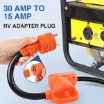 30 Amp to 15 Amp RV Power Adapter Plug