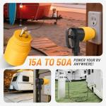 50 Amp to 110 Volt RV Power Adapter