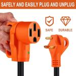 30 Amp to 50 Amp RV Adapter Cord – 12 Inch