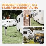 30 Amp RV to 15 Amp Household Adapter Plug