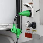 30 Amp to 50 Amp RV Adapter with LED Indicator