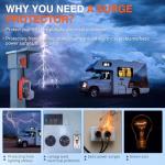 RV Surge Protector Power Adapter - 50 to 30 Amp