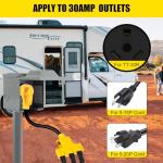 30 Amp RV Generator to Household Outlet Adapter