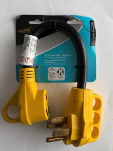 50 Amp to 30 Amp RV Electrical Adapter Cord