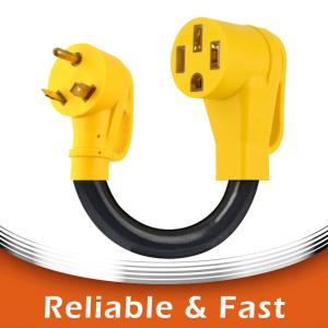 125V 3750W RV Dogbone Electrical Adapter Cable