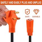 30 Amp to 15 Amp RV Adapter Cord