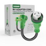 30 Amp to 50 Amp RV Adapter with LED Indicator