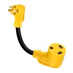 50-Amp RV Power Adapter Cord - 12 Inch