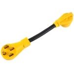 50-Amp RV Power Adapter Cord - 12 Inch