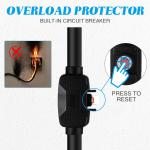 50 Amp to 110 RV Adapter with Circuit Breaker