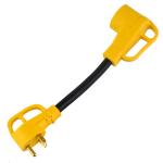 125V 3750W RV Dogbone Electrical Adapter Cable