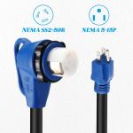 50 Amp to 110 RV Adapter with Circuit Breaker