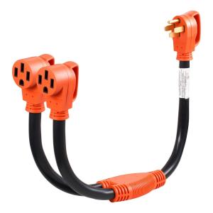 50 Amp Y Splitter Adapter for RVs and EVs