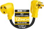 RV Power Cord Adapter: 14-50P to TT-30