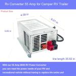 55 Amp Power Converter for RV Trailers