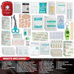 170-Piece Lightweight First Aid Kit in Hard Case