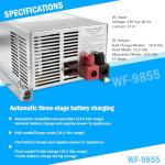 55 Amp Charger/Converter with Lithium-Ion Switch for RV