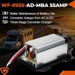 55 Amp RV Power Converter Main Board Assembly