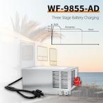 55 Amp RV Power Converter Charger for Lead-Acid Batteries