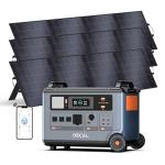 OSCAL PowerMax 6000 Solar Generator and Panels