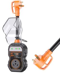 GEARGO 30 Amp RV Surge Protector with Analyzer