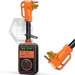 50 Amp RV Surge Protector with Waterproof Protection