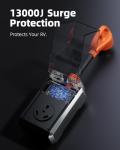 30 Amp RV Surge Protector with Analyzer and Cover