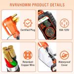 50 Amp RV Surge Protector with Waterproof Cover