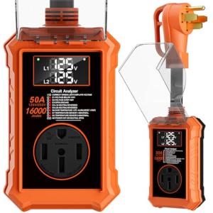 50 Amp RV Surge Protector with Waterproof Cover