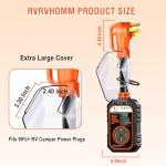 50 Amp RV Surge Protector with Waterproof Cover