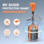 30 Amp RV Surge Protector with Waterproof Cover