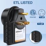 30 Amp RV Surge Protector with LED Indicator