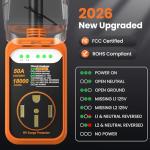 50 Amp RV Surge Protector with Voltage Monitor