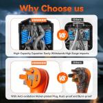 Vehiker 50 Amp RV Surge Protector with Waterproof Cover