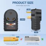 30 Amp RV Surge Protector with LED Indicator