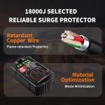 Vehiker 50 Amp RV Surge Protector with Waterproof Cover