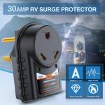 30 Amp RV Surge Protector with LED Indicator