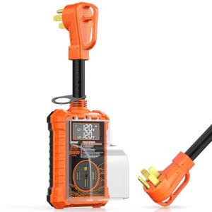 50 Amp RV Surge Protector with Voltage Display