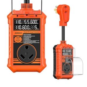 30 Amp RV Surge Protector with Smart Auto Shutoff