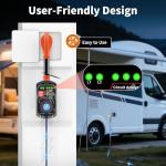 Vehiker 50 Amp RV Surge Protector with Waterproof Cover