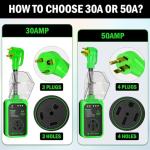 30A RV Surge Protector with LED Display