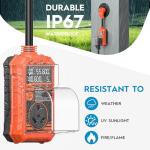 30 Amp RV Surge Protector with Smart Auto Shutoff