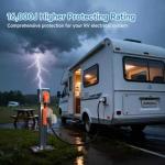 30 Amp RV Surge Protector with Smart Auto Shutoff