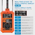 30 Amp RV Surge Protector with Smart Auto Shutoff