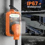 50 Amp RV Surge Protector with Voltage Monitor