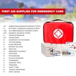 Compact 300PCS First Aid Kit for Outdoor Adventures