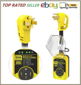 50 Amp RV Surge Protector with Circuit Analyzer