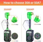 30 Amp RV Surge Protector with Voltage Analyzer