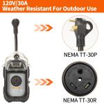 30Amp RV Surge Protector with Auto Shut-Off